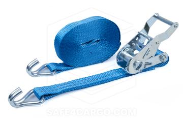 Spanband 1,5 ton 6 meter - Standaard ratel | Blauw