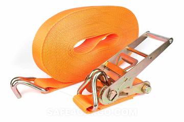 Spanband 10 ton 25,35m - Standaard ratel | Oranje